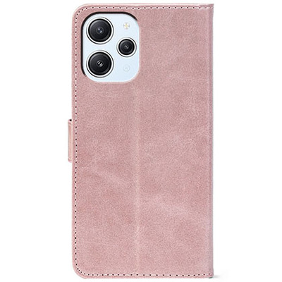 Чохол-книжка Crazy Horse Clasic для Xiaomi Redmi 12 Rose Gold (Front)