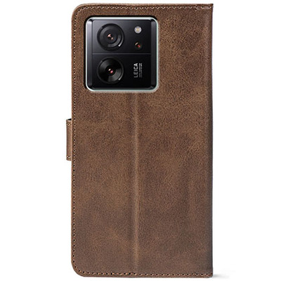 Чохол-книжка Crazy Horse Clasic для Xiaomi 13T Brown (Front)