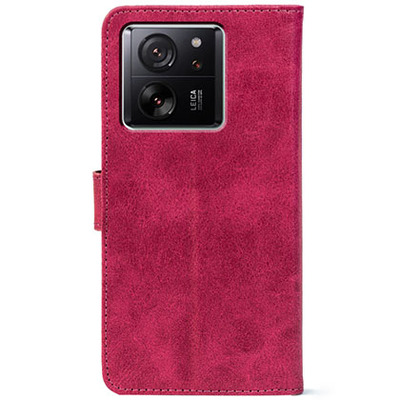 Чохол-книжка Crazy Horse Clasic для Xiaomi 13T Magenta (Front)