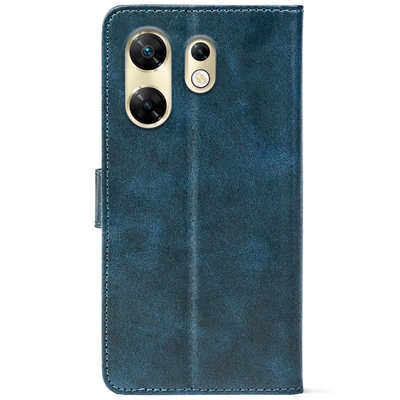 Чохол-книжка Crazy Horse Clasic для Infinix Zero 30 4G Dark Blue (Front)