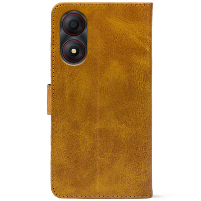 Чохол-книжка Crazy Horse Clasic для ZTE Blade A34 Camel (Front)