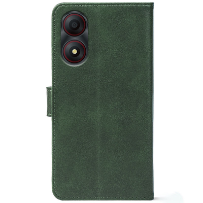 Чохол-книжка Crazy Horse Clasic для ZTE Blade A34 Dark Green (Front)