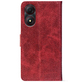 Чохол-книжка Crazy Horse Clasic для ZTE Blade A34 Red Wine (Front)