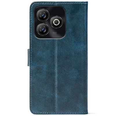 Чохол-книжка Crazy Horse Clasic для ZTE Blade A75 4G Dark Blue (Front)