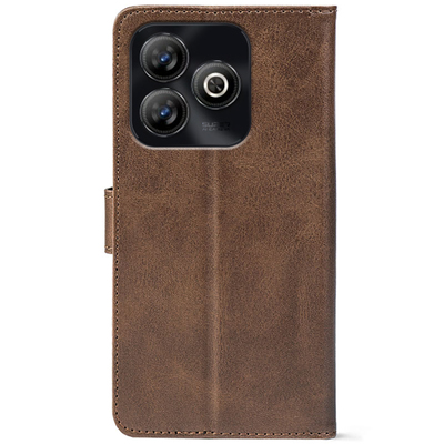 Чохол-книжка Crazy Horse Clasic для ZTE Blade A75 4G Brown (Front)