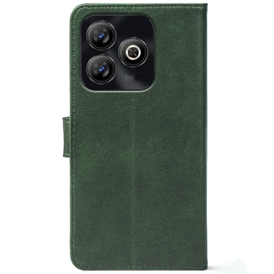 Чохол-книжка Crazy Horse Clasic для ZTE Blade A75 4G Dark Green (Front)