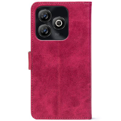 Чохол-книжка Crazy Horse Clasic для ZTE Blade A75 4G Magenta (Front)