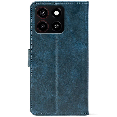 Чохол-книжка Crazy Horse Clasic для ZTE Blade A55 Dark Blue (Front)