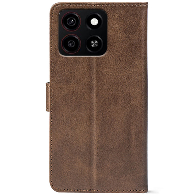 Чохол-книжка Crazy Horse Clasic для ZTE Blade A55 Brown (Front)