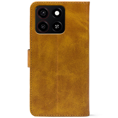 Чохол-книжка Crazy Horse Clasic для ZTE Blade A55 Camel (Front)