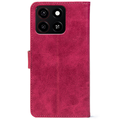 Чохол-книжка Crazy Horse Clasic для ZTE Blade A55 Magenta (Front)