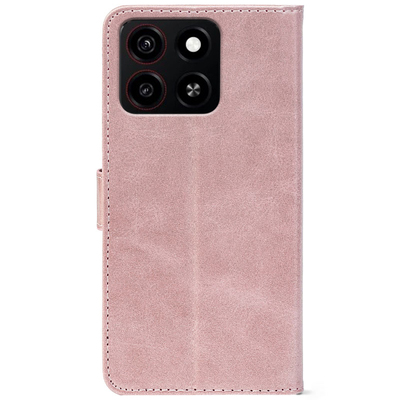 Чохол-книжка Crazy Horse Clasic для ZTE Blade A35 Rose Gold (Front)