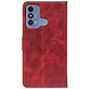 Чохол-книжка Crazy Horse Clasic для ZTE Blade A53 Red Wine (Front)