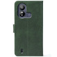 Чохол-книжка Crazy Horse Clasic для ZTE Blade L220 Dark Green (Front)