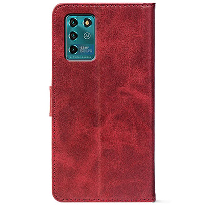 Чохол-книжка Crazy Horse Clasic для ZTE Blade V30 Vita Red Wine (Front)