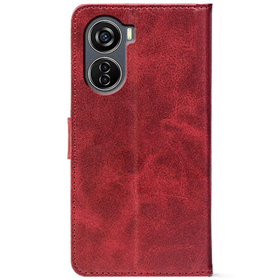 Чохол-книжка Crazy Horse Clasic для ZTE Blade V40 Design Red Wine (Front)