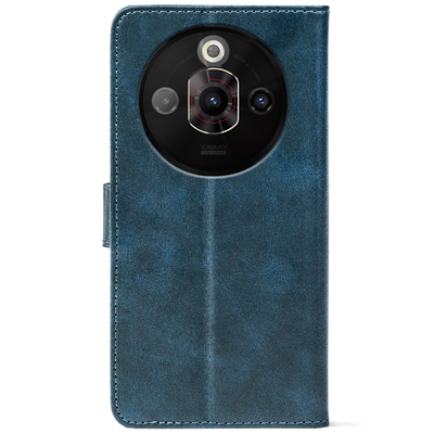 Чохол-книжка Crazy Horse Clasic для Nubia Focus Pro Dark Blue (Front)