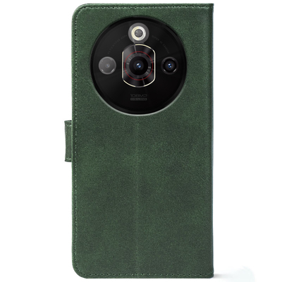 Чохол-книжка Crazy Horse Clasic для Nubia Focus Pro Dark Green (Front)