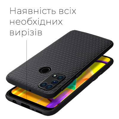 Черный чехол BoxFace Samsung M315 Galaxy M31 Black Barrels