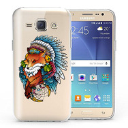 Чехол U-Print 3D Samsung J120H Galaxy J1 2016 Moon Fox