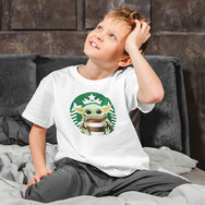 Футболка Baby Yoda - Starbucks
