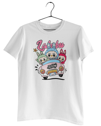 Футболка дитяча Labubu in car