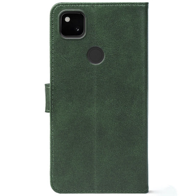 Чохол-книжка Crazy Horse Clasic для Google Pixel 4A Dark Green (Front)