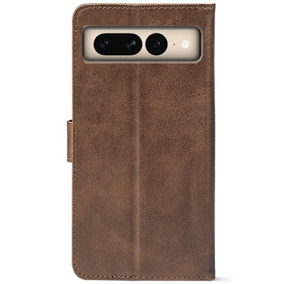 Чохол-книжка Crazy Horse Clasic для Google Pixel 7 Pro Brown (Front)