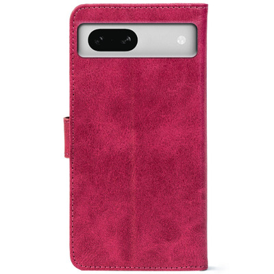 Чохол-книжка Crazy Horse Clasic для Google Pixel 7A Magenta (Front)