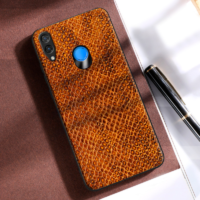 Кожаный чехол Boxface Huawei P Smart Plus Snake Brown