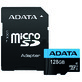 Карта памяти microSDXC 128Gb Adata Premier (100Mb/s) + Adapter SD