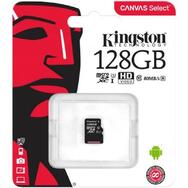 Карта памяти microSDXC 128Gb Kingston Canvas Select Plus A1 (R-100Mb/s)