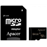 Карта памяти microSDXC 64Gb Apacer UHS-1 Class 10 + Adapter SD