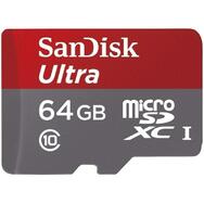 Карта памяти microSDXC 64Gb SanDisk Ultra UHS-1 (120Mb/s)