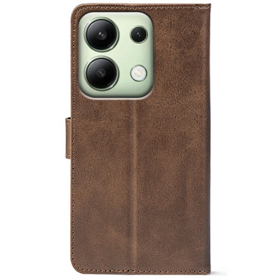 Чохол-книжка Crazy Horse Clasic для Poco M6 Pro Brown (Front)