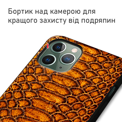 Кожаный чехол Boxface Apple iPhone 11 Pro Reptile Brown