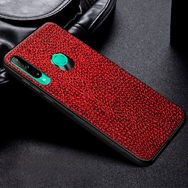 Кожаный чехол Boxface Huawei P40 Lite E Snake Red