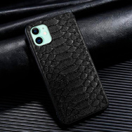 Кожаный чехол BoxFace Apple iPhone 12 mini Reptile Black