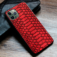 Кожаный чехол Boxface Apple iPhone 11 Pro Reptile Red