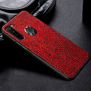 Кожаный чехол Boxface Xiaomi Redmi Note 8T Snake Red