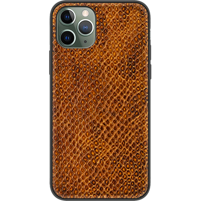 Кожаный чехол Boxface Apple iPhone 11 Pro Snake Brown