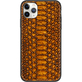 Кожаный чехол Boxface Apple iPhone 11 Pro Max Reptile Brown