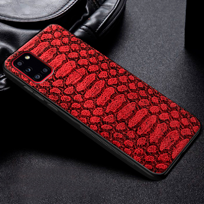 Кожаный чехол Boxface Samsung Galaxy A31 (A315) Reptile Red