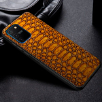 Кожаный чехол Boxface Samsung G770 Galaxy S10 Lite Reptile Brown