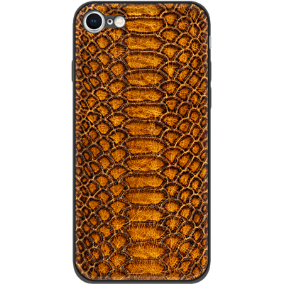 Кожаный чехол Boxface Apple iPhone SE (2020) Reptile Brown