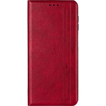 Чехол книжка Leather Gelius New для Xiaomi Redmi Note 9 / Redmi 10X Красный