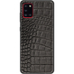 Кожаный чехол Boxface Samsung Galaxy A31 (A315) Crocodile Black