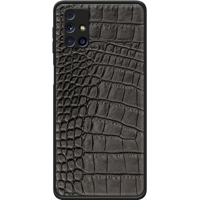 Кожаный чехол Boxface Samsung M317 Galaxy M31s Crocodile Черный