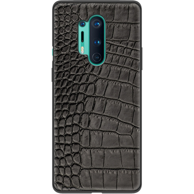 Кожаный чехол Boxface OnePlus 8 Pro Crocodile Black