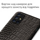 Кожаный чехол Boxface Samsung M317 Galaxy M31s Crocodile Черный